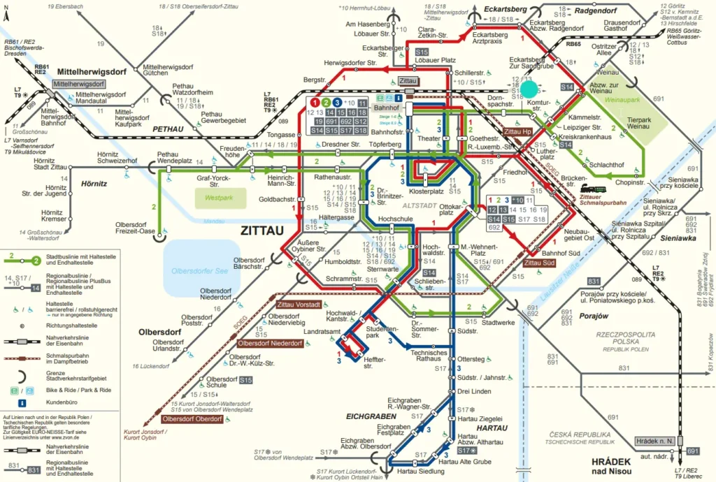 liniennetz zittau